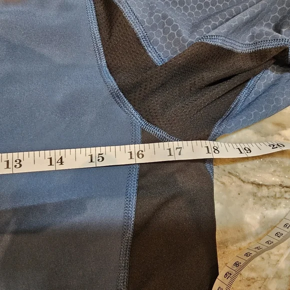 Champion Duo Dry Women’s 1/4 Zip Pullover Blue Black Size Small Long Sleeve Runn - Picture 11 of 13